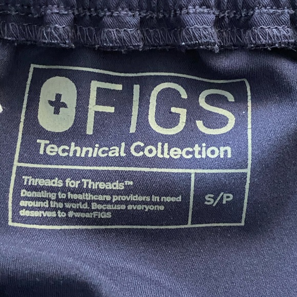 FIGS small Blue CARGO Pants - Picture 8 of 8